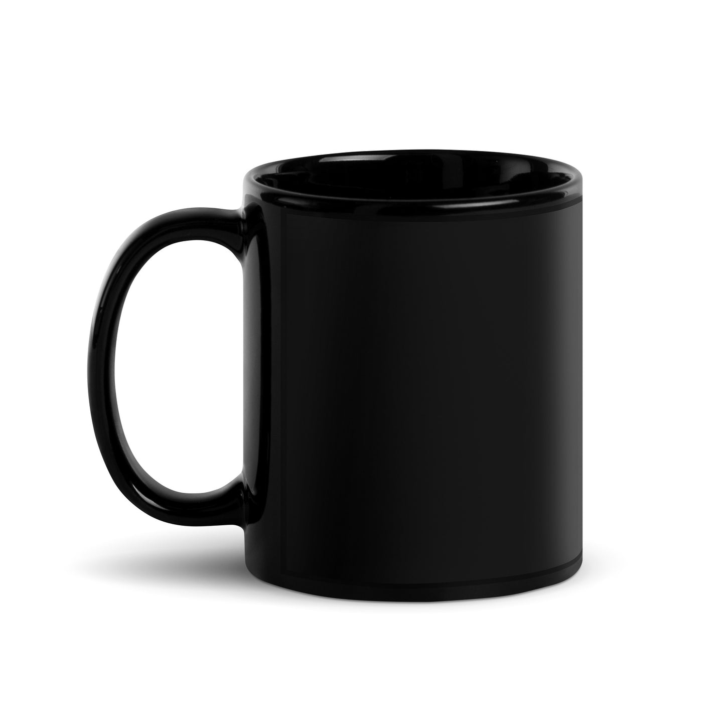 St. Michael's Wings Black Glossy Mug