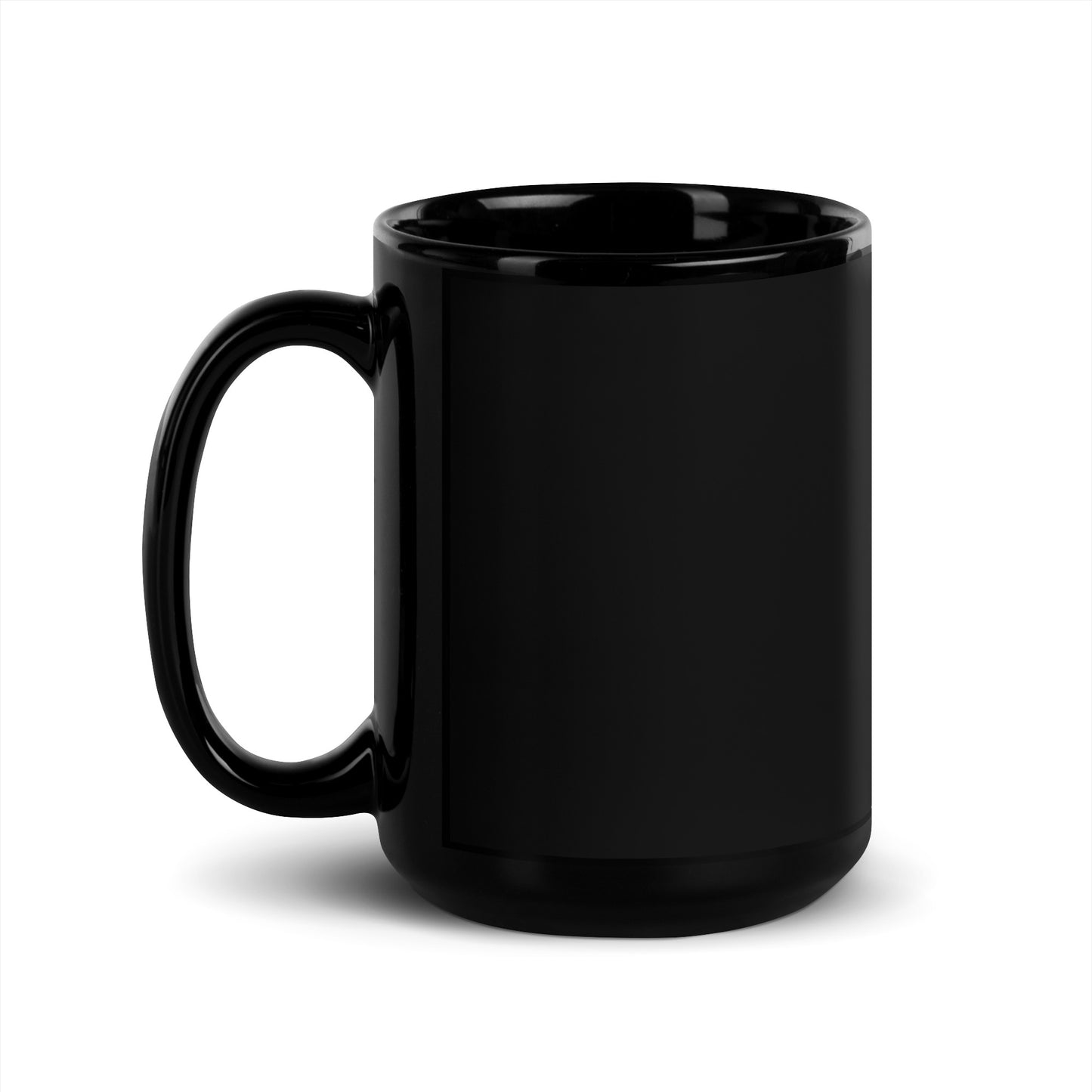 St. Michael's Wings Black Glossy Mug