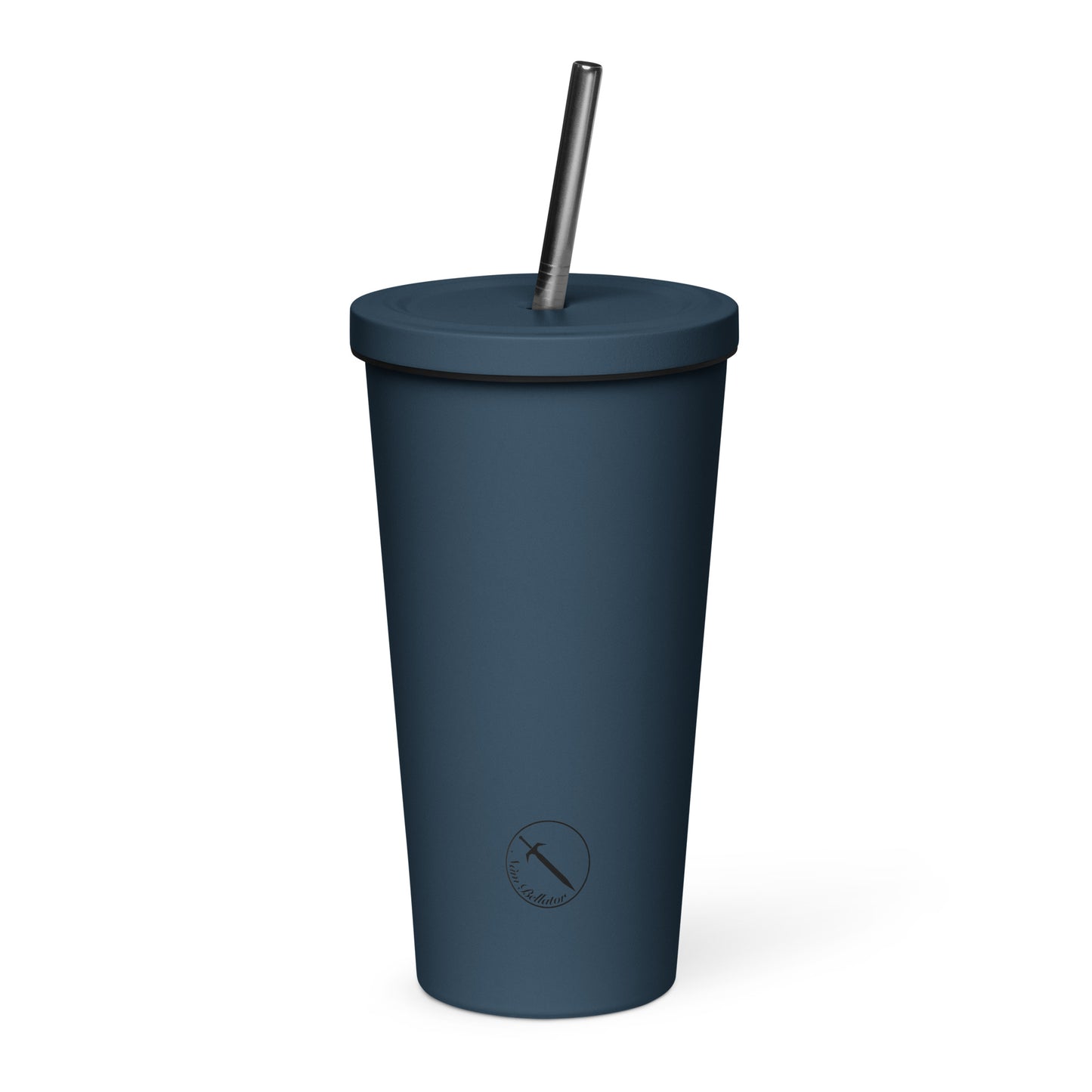 Guadalupe Insulated tumbler with a straw