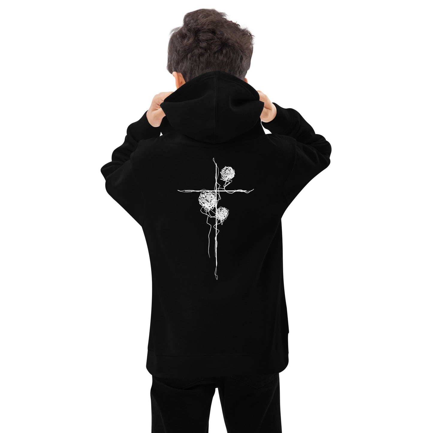 Kids Spring Cross Fleece Hoodie