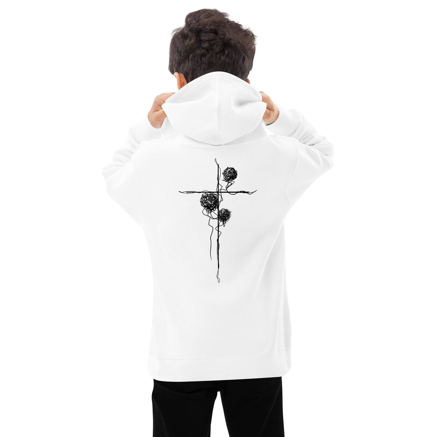 Kids Spring Cross Fleece Hoodie