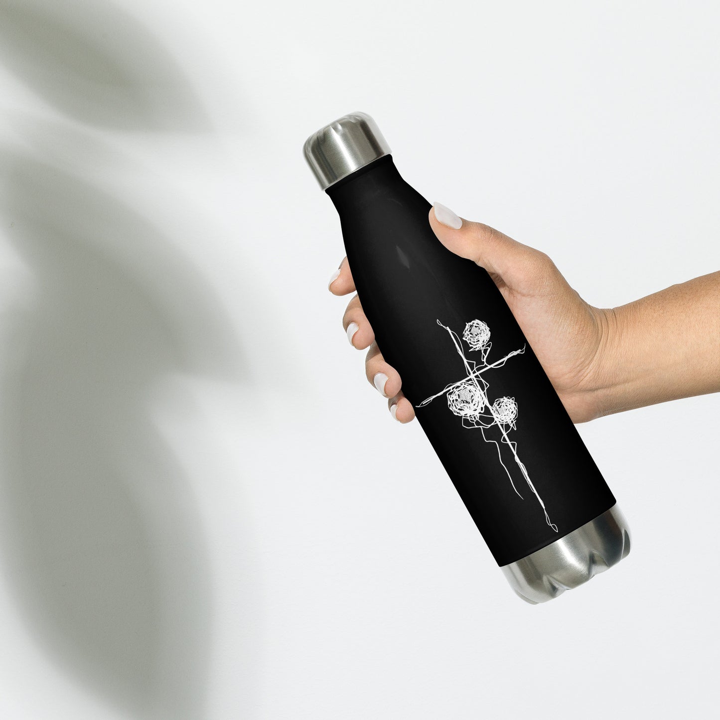 Spring Cross Stainless Steel Water Bottle