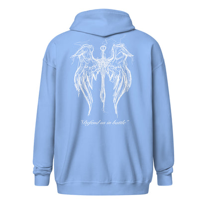 St. Michael Wings Zip Hoodie