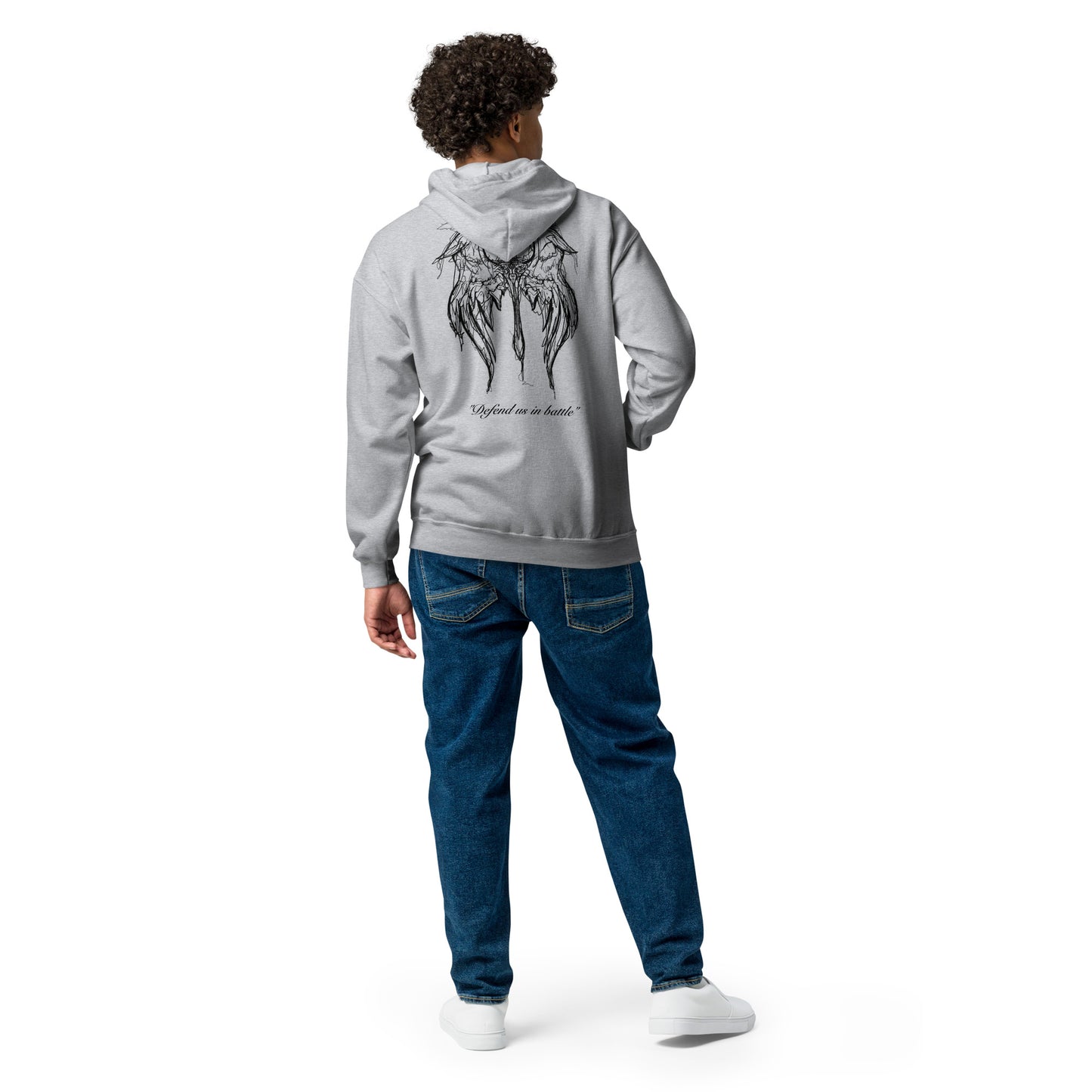 St. Michael Wings Zip Hoodie