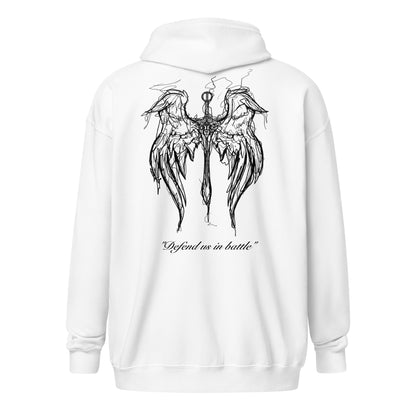 St. Michael Wings Zip Hoodie