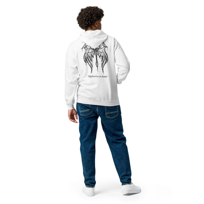 St. Michael Wings Zip Hoodie