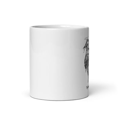 St. Michael's Wings White Glossy Mug