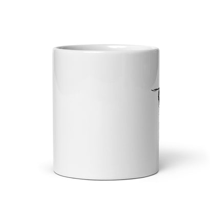 Spring Cross White Glossy Mug