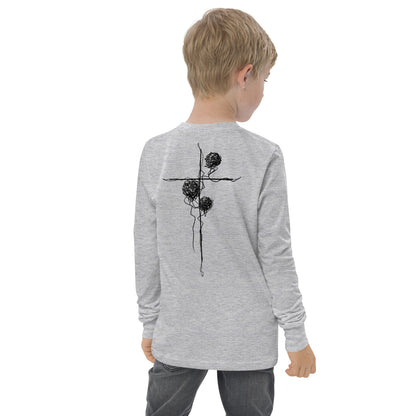 Youth Spring Cross Long Sleeve Shirt