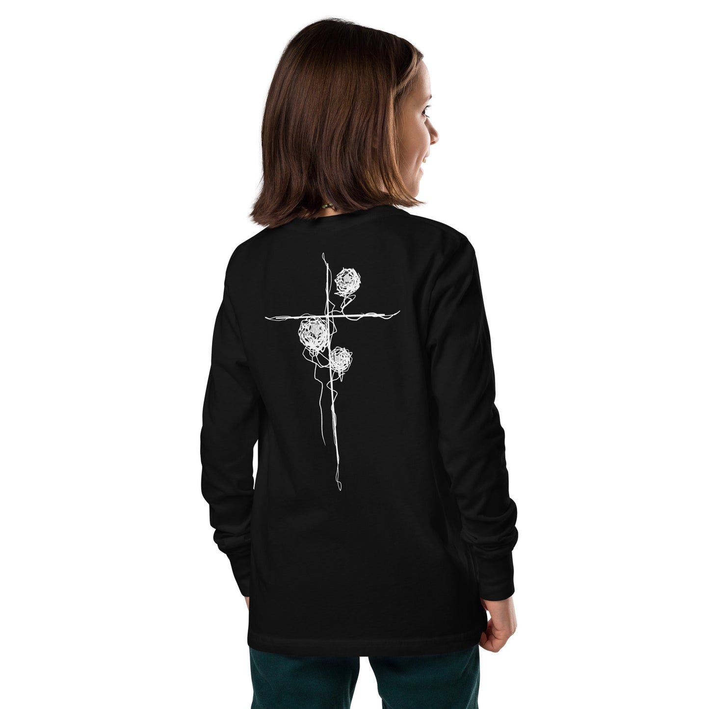 Youth Spring Cross Long Sleeve Shirt