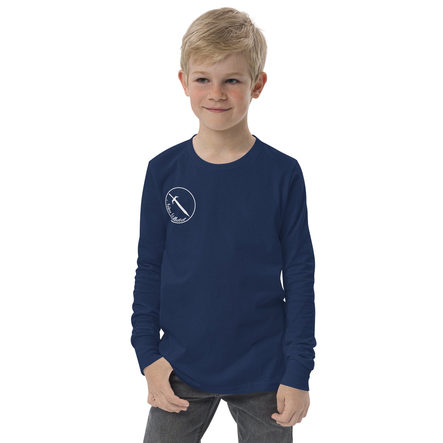 Youth Spring Cross Long Sleeve Shirt