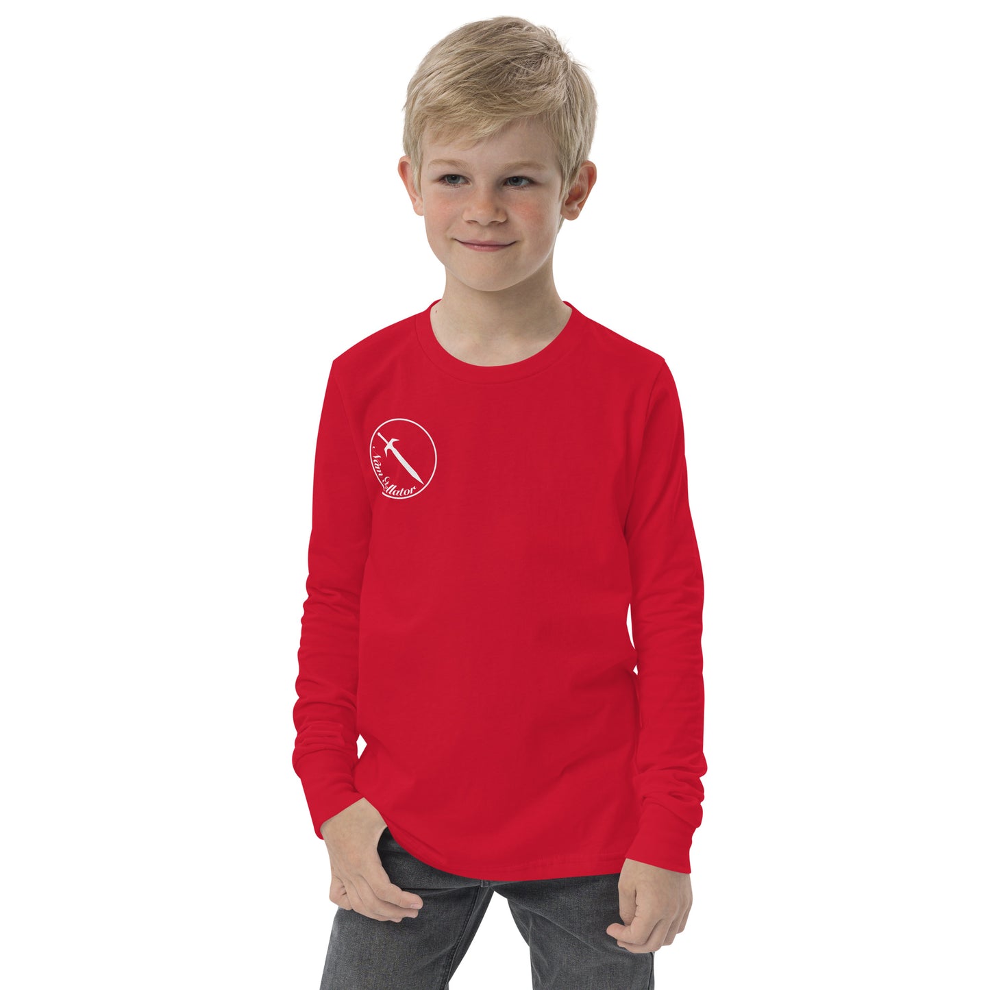 Youth Spring Cross Long Sleeve Shirt