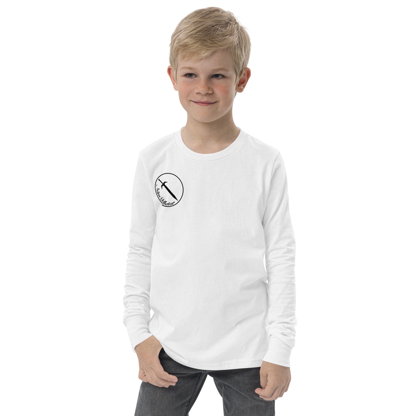 Youth Spring Cross Long Sleeve Shirt