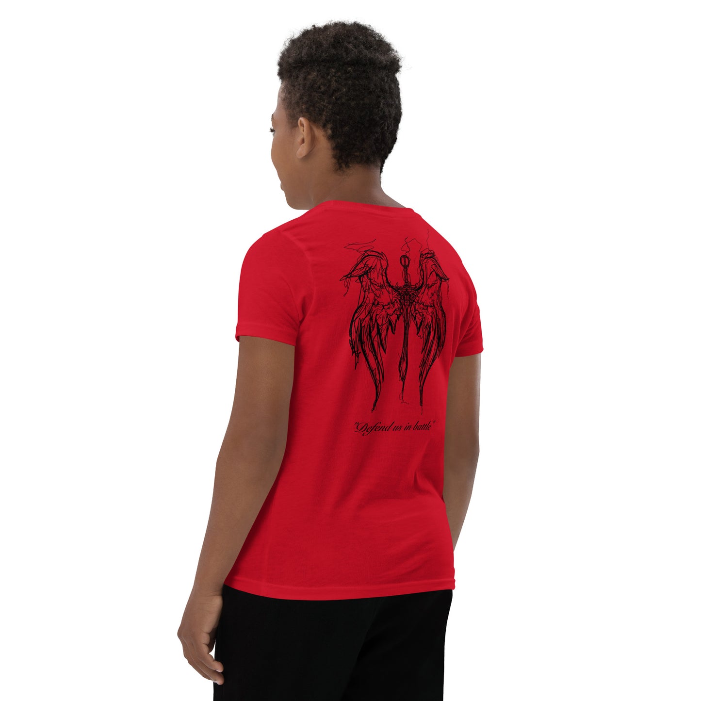 Youth St. Michael's Wings Short Sleeve T-Shirt